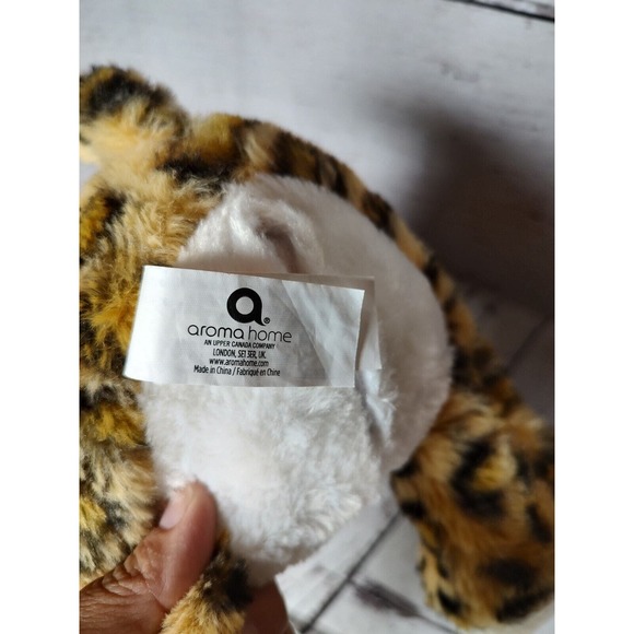 Aroma Home Cuddly Plush Cheetah NO Heat Pack 11" Seated Stuffed Animal Realistic - Picture 4 of 7